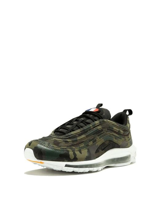 Nike Green Air Max 97 Premium Qs "France" Sneakers