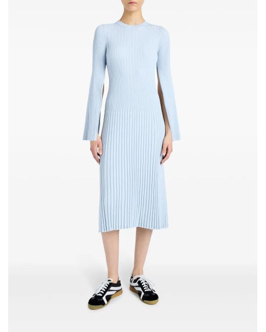 Proenza Schouler Blue Kenna Midi Dress