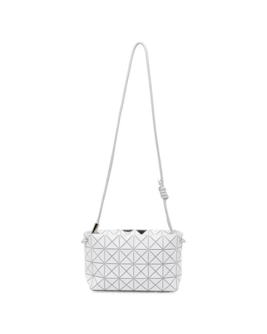 Issey Miyake White Loop One-Tone Cross Body Bag