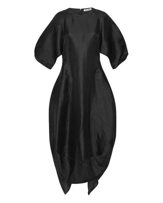 Henrik Vibskov Black Balloon Asymmetric Dress