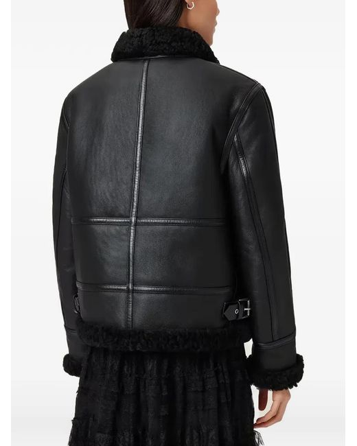 AllSaints Black Lorel Zip Jacket