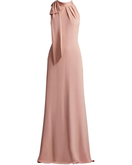 Tadashi Shoji Pink Kleid Mit Stehkragen