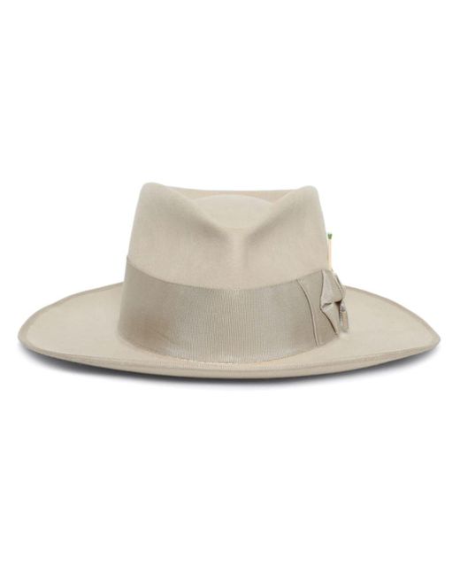 Nick Fouquet Natural Nyc Busk Fedora for men