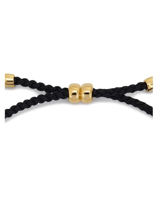 Monica Vinader Metallic Bead Solitaire Diamond Bracelet