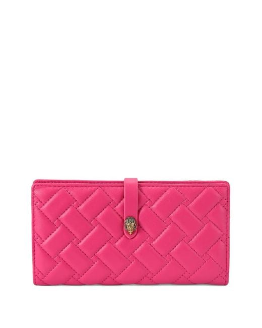 Kurt Geiger Pink Kensington Soft Wallet