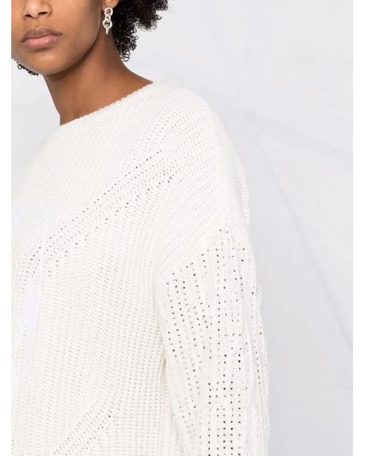 Philipp Plein Multicolor Crystal-Embellished Knitted Jumper