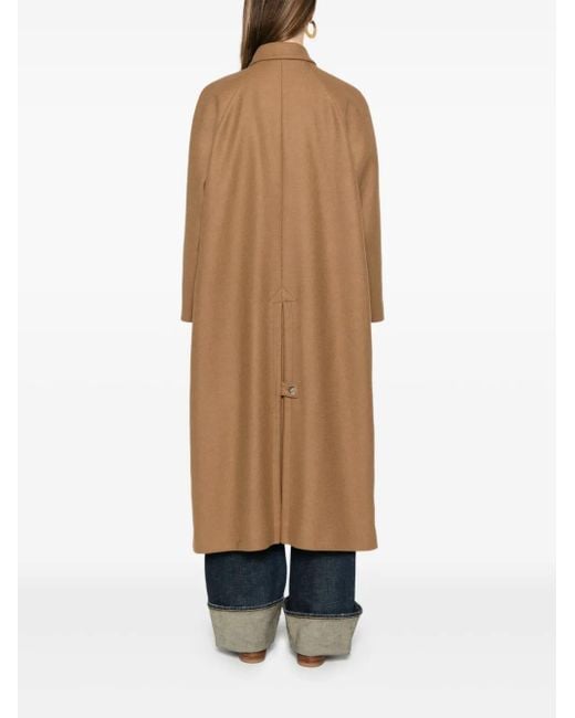 A.P.C. Brown Pocket Wool Coat