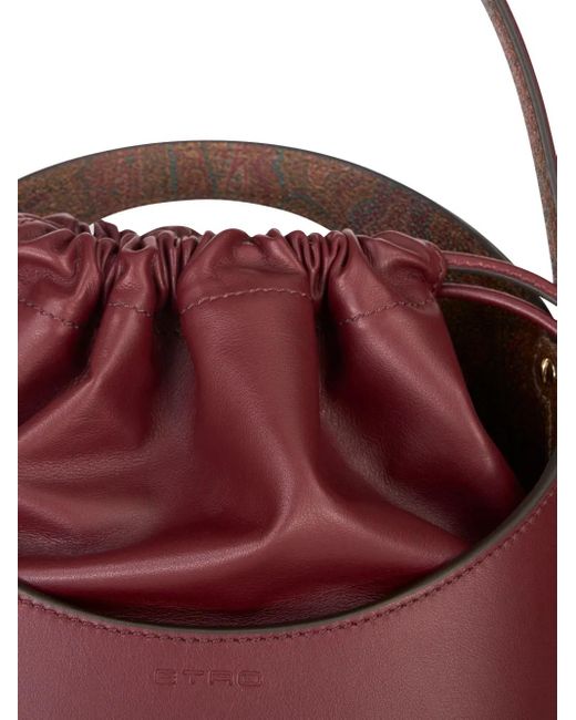 Etro Red Saturn Bucket Bag