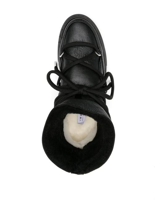 Inuikii Black Classic Sneaker Lambskin Boots