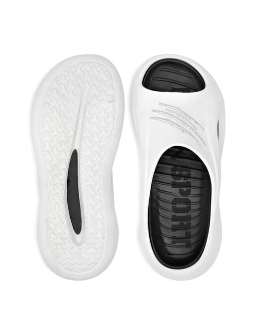 Philipp Plein White Moon Slides