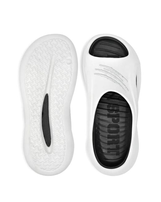 Philipp Plein White Moon Slides