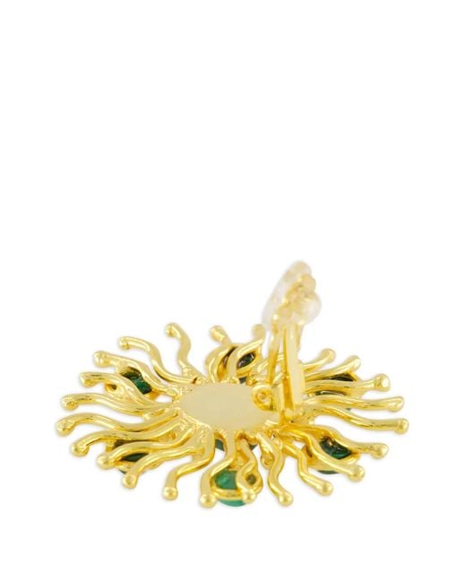 Sylvia Toledano Yellow Sunshine Malachite Earrings