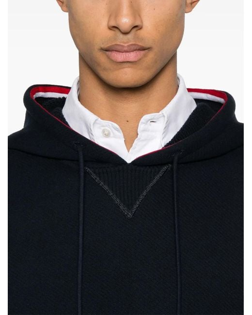 Sudadera con capucha y rayas RWB Thom Browne de hombre de color Black