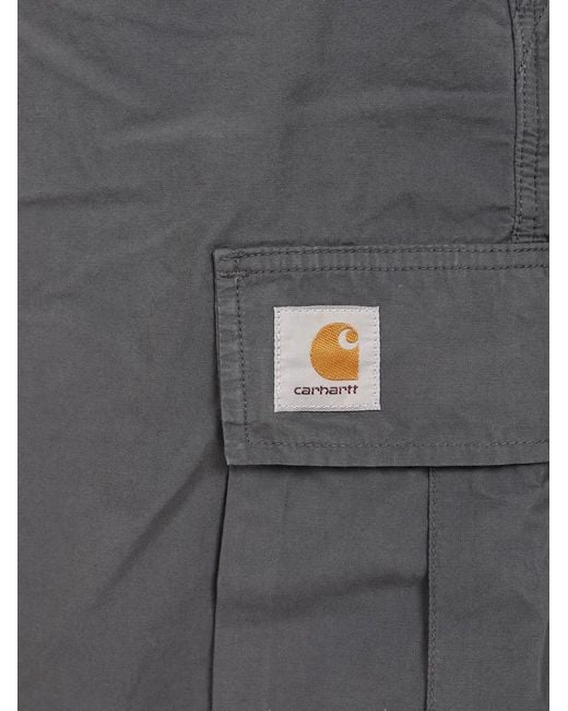 Carhartt Gray Mandler Cargo Shorts for men