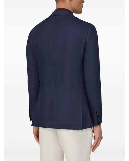 Boggi Blue Micro Textured Jacket for men