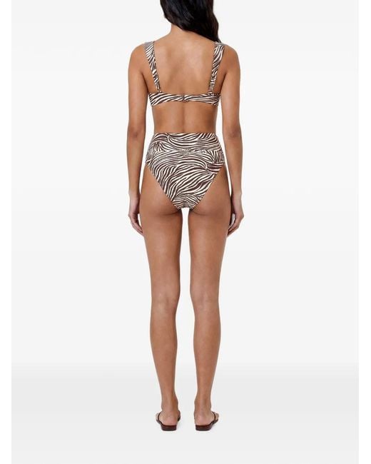 Nicholas White Nerea High-Waist Bottoms