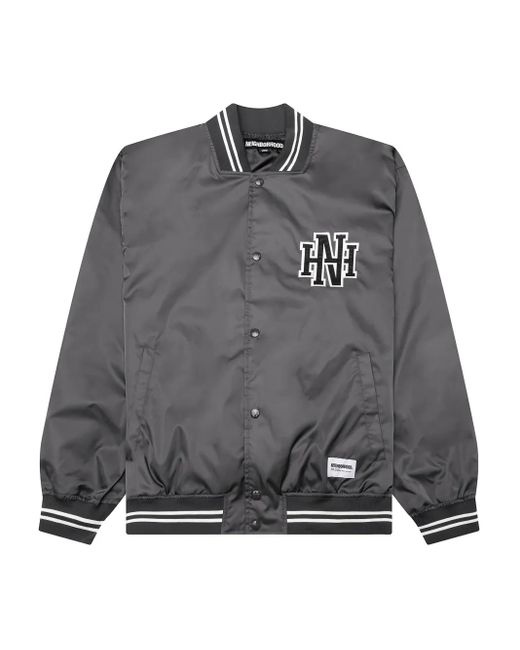 Giacca Con Applicazione di Neighborhood in Gray da Uomo