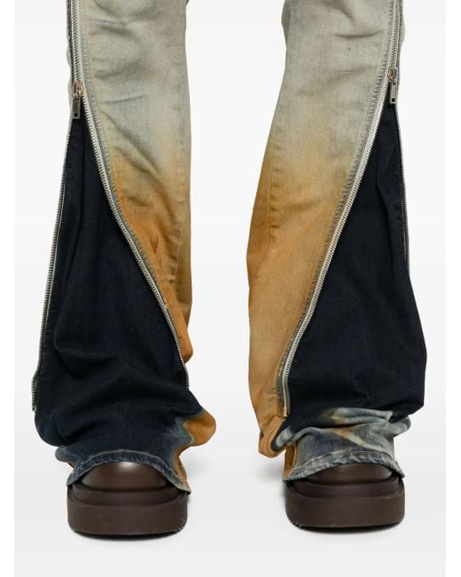 Rick Owens Gray Bolan Banana Slim-Cut Jeans for men