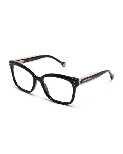 Carolina Herrera Brown Square-Frame Glasses
