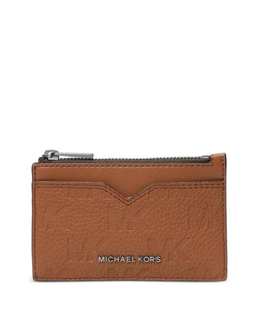 Michael Kors Brown Zipped Cardholder for men