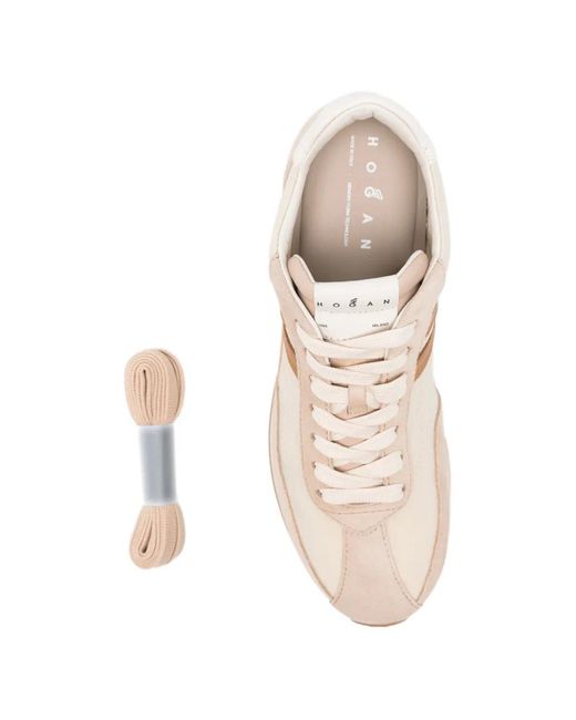 Hogan White Logo Sneakers