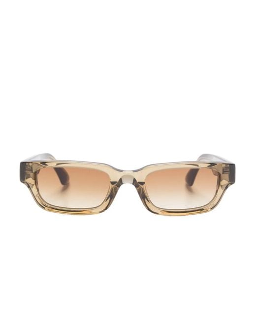 Chimi Natural Rectangle-Frame Sunglasses
