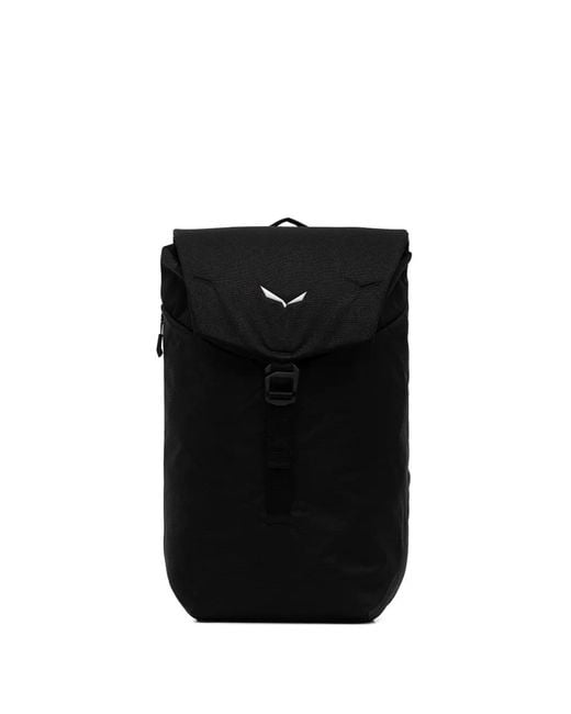 Salewa Black Flap Buckle Backpack