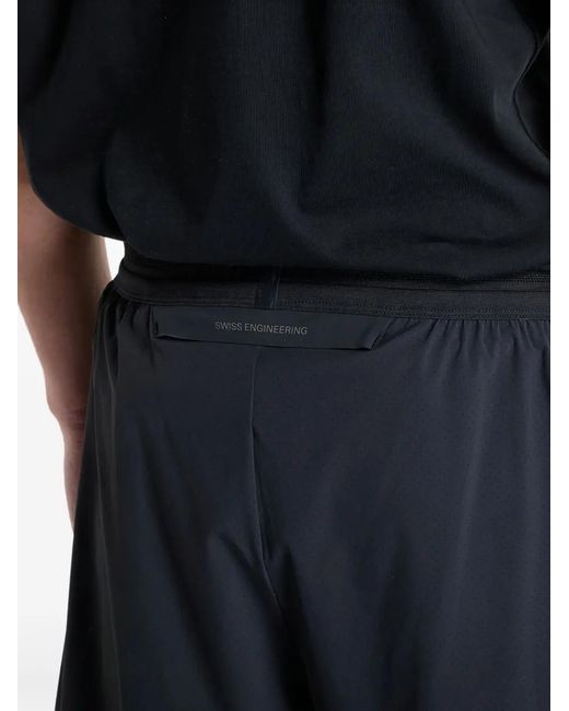 On Shoes Blue Power Shorts for men