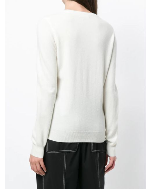 N.Peal Cashmere Multicolor Fine Cashmere Sweater