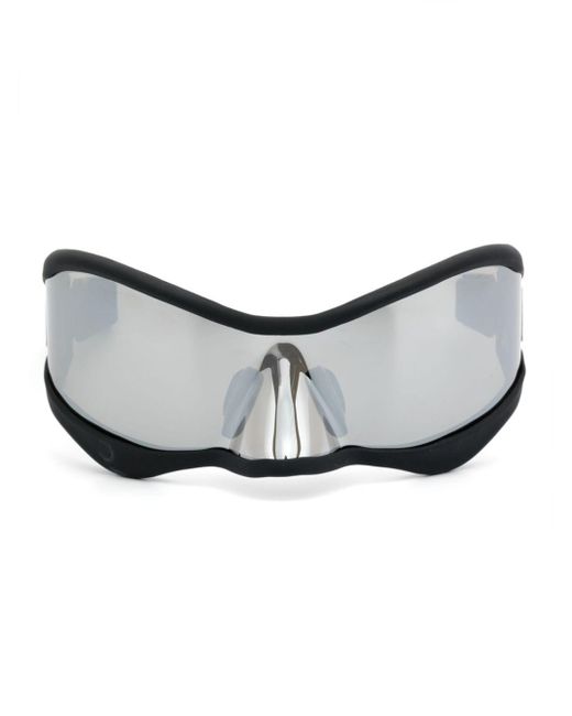 Maison Margiela White X Gentle Monster Mm101 Mask-frame Sunglasses