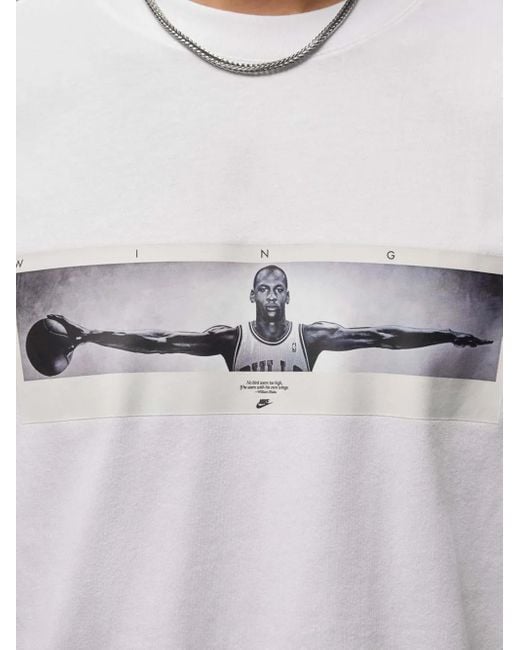 Nike White Wings Graphic-Print T-Shirt for men