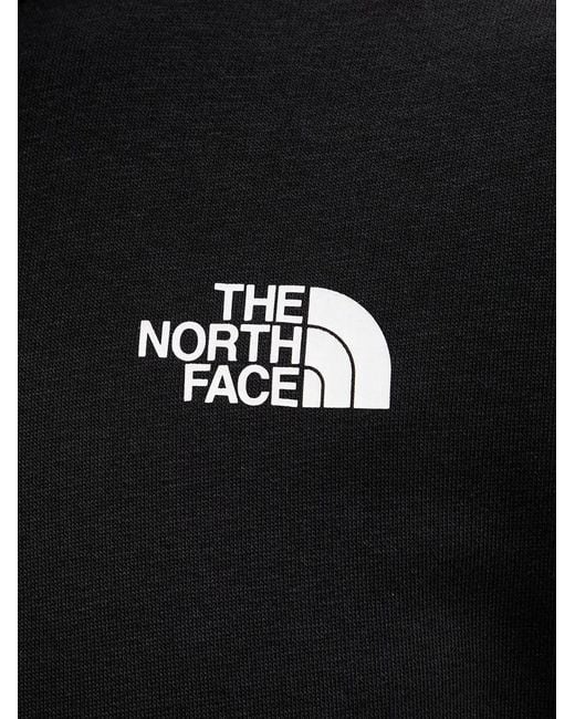 The North Face Black Logo-Print Pouch-Pocket Hoodie for men