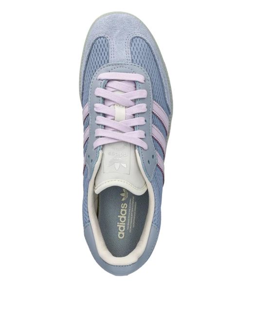 Adidas Blue Samba Sneakers