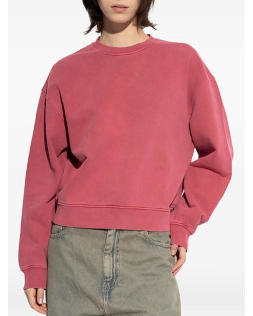 Samsøe & Samsøe Red Savan Crew-Neck Sweater