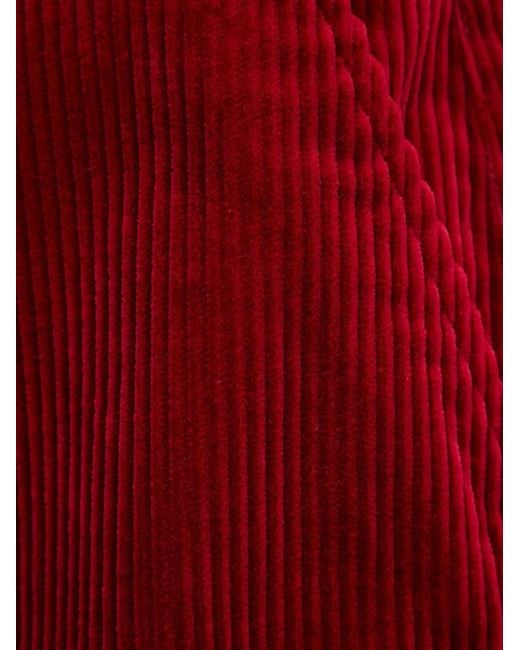 Filippa K Red Corduroy Trousers