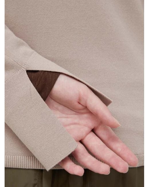 Marc O' Polo Natural Boat-Neck Long-Sleeved Sweater