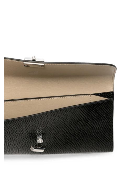 Totême Black T-Lock Wallet
