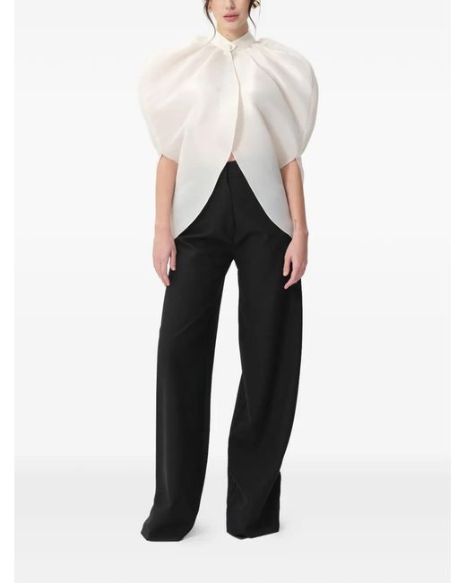 Concepto White Sage Cape Blouse