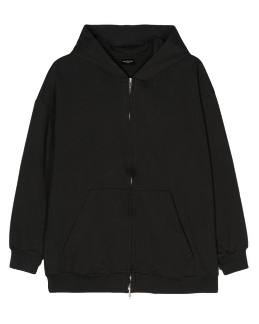 Sudadera con capucha y logo Balenciaga de color Black