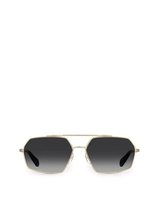 Moschino Metallic Square-Frame Sunglasses