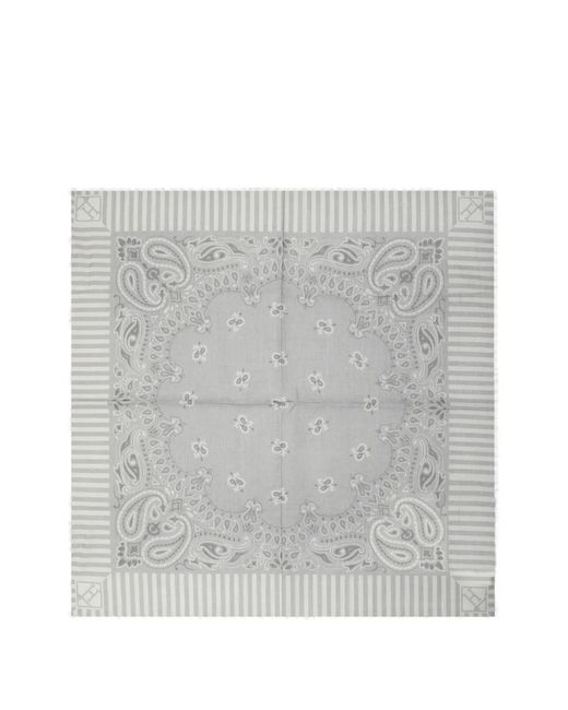 Herno Gray Scarf for men