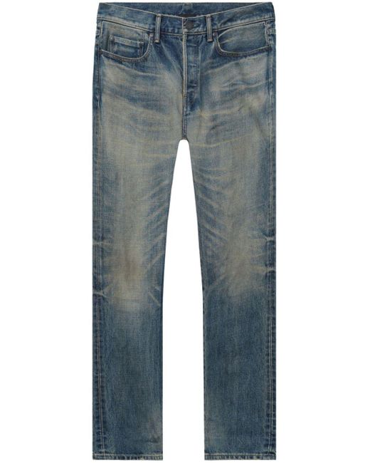 John Elliott Blue The Daze Straight-leg Jeans for men