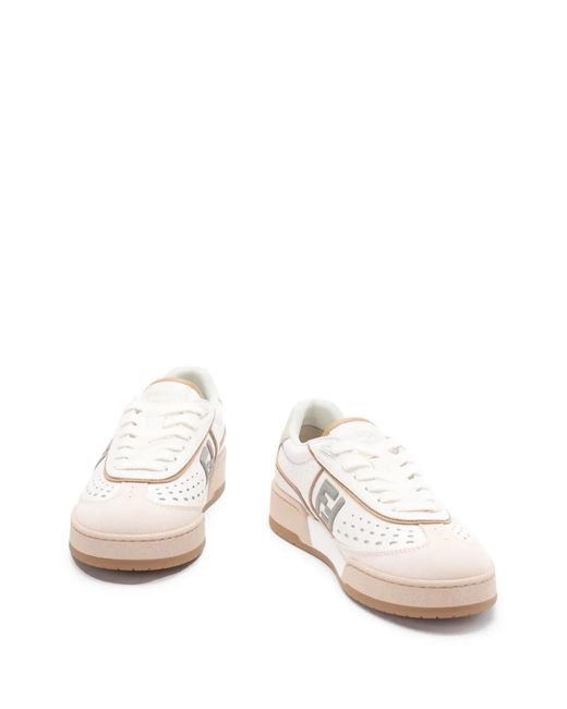 Baskets Match Fendi en coloris White