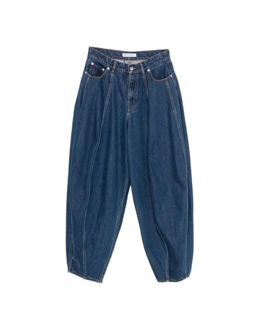 Viktor & Rolf Blue Volume Balloon Jeans