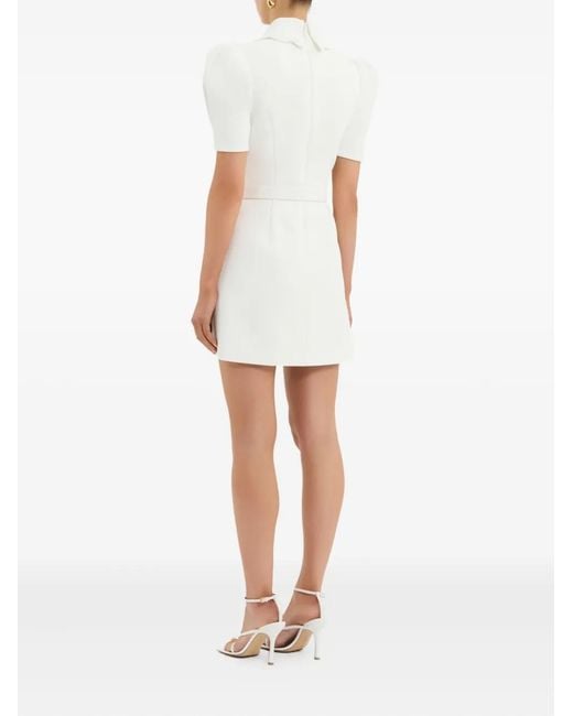 Rebecca Vallance Marina Mini-Jurk Met Ceintuur in het White