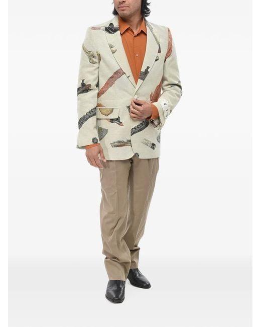 Off-White c/o Virgil Abloh White Pascal Blazer for men