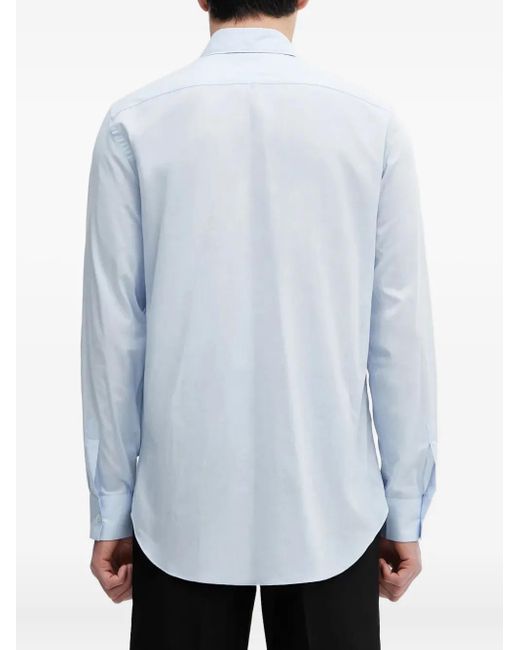 Paul Smith White Long-Sleeved Button-Down Shirt for men