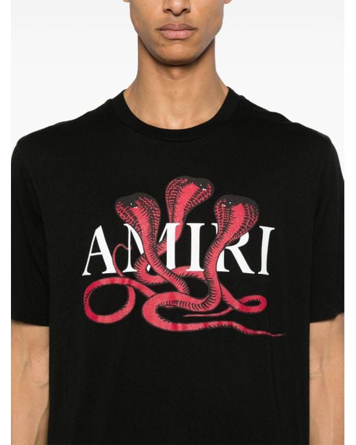 Camiseta Poison Amiri de hombre de color Black