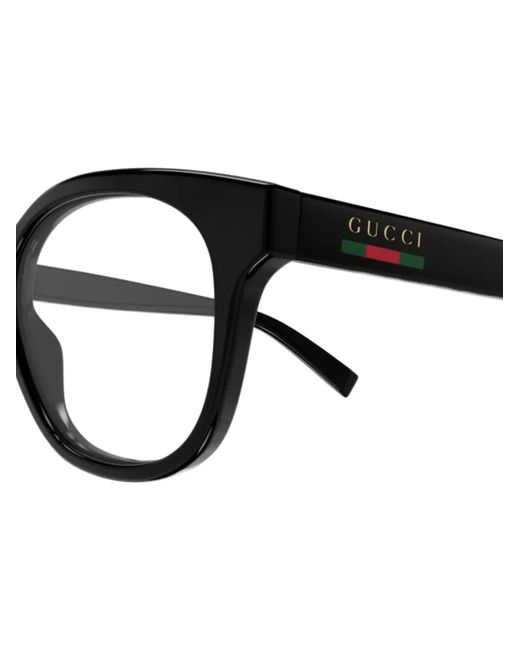 Gucci Black Web-Detail Glasses for men