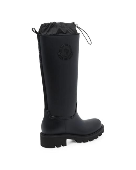 Moncler Black Kickstream Regenstiefel